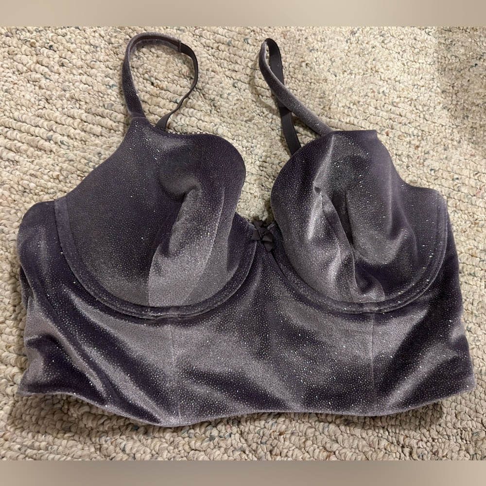 Victoria's Secret Shimmering Gray Bra